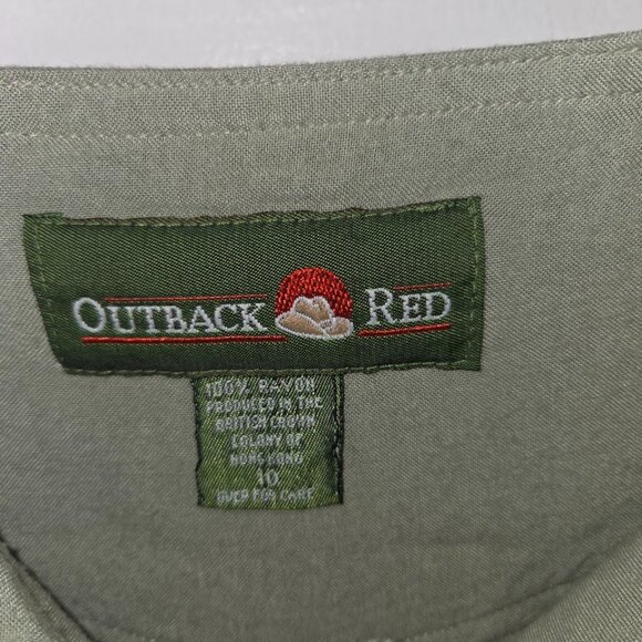 Vintage Outback Sage Green Skirt - Women's Size 10 - W/ Pockets and Belt Loops - Picture 4 of 4
